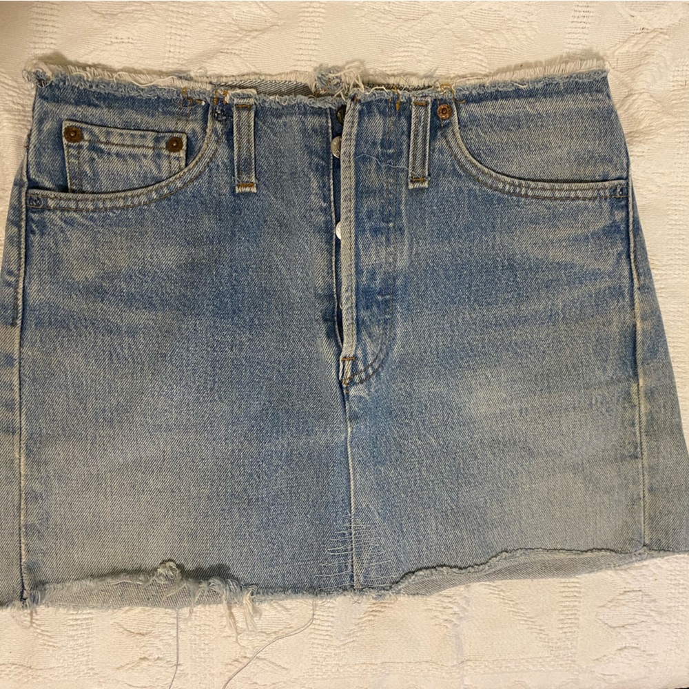 Denim Blue Jean Skirt